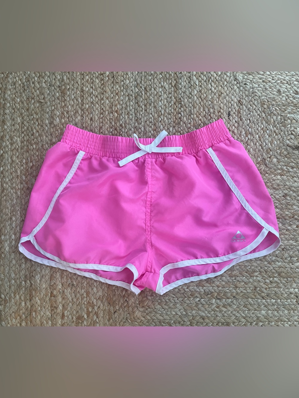 Gerry Kids Pink Athletic shorts with White Trim